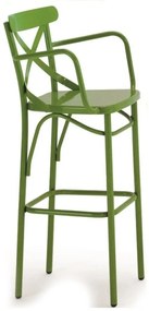 Σκαμπό Μπαρ Vaterlo/SB 02-00-0472 49x53x111cm Green