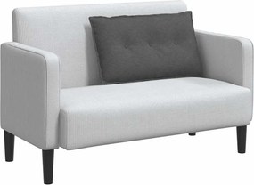 vidaXL Μαξιλάρι Πλάτης Σκούρο Γκρι 80 x 50 x 19 cm