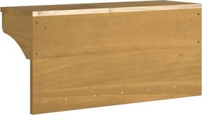 vidaXL Επίτοιχη κρεμάστρα παλτών SANDNES 87x30x42 εκ. Πεύκο μασίφ ξύλο