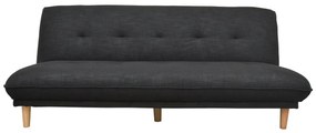 Καναπές/Κρεβάτι ArteLibre RINA Μαύρο 190x95x83cm