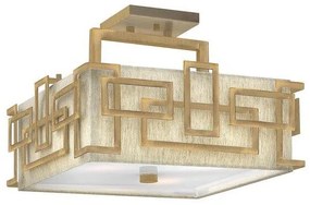 Πλαφονιέρα Φωτιστικό Οροφής 3xE27 Lanza Elstead Lighting-HK-LANZA-SF-BR-Μπρονζέ HK-LANZA-SF-BR