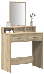 vidaXL Τουαλέτα με Συρτάρια Σονόμα Δρυς 79x41x140 εκ.