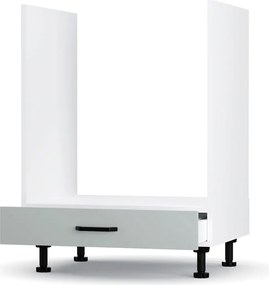 Modest Κάτω Ντουλάπι Φούρνου Γκρι 60x48x82cm