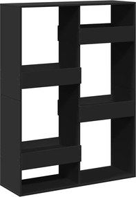 vidaXL Βιβλιοθήκη Μαύρη 100x33x135 εκ. από Επεξεργασμένο Ξύλο