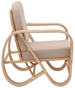 Σαλόνι Relmine-Siderty σετ 3τεμ rattan σε φυσική απόχρωση 80x80x45 εκ.