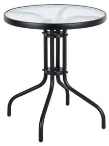 Τραπέζι Μεταλλικό EARTH Μαύρο Φ70x70cm - 14450038