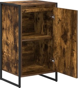 vidaXL Πλαϊνό γραφείο Καπνιστό Δρύς 43 x 36 x 75,5 εκ.