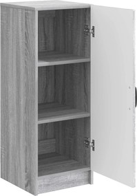 vidaXL Πλαϊνό γραφείο Γκρι Sonoma 33 x 34,5 x 87 εκ.
