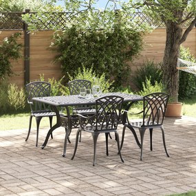 vidaXL Σετ 3 Μαύρο Χυτό Αλουμίνιο 150x90x72 εκ. Ανθεκτικό