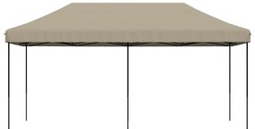 vidaXL Τέντα Εκδηλώσεων Πτυσσόμενη Pop-Up Taupe 580x292x315 εκ.