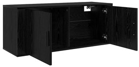 vidaXL Κρεμαστό Ντουλάπι Τηλεόρασης Μαύρη Οξυά 100 x 34,5 x 40 εκ