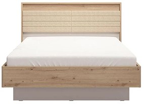 Ξύλινο Κρεβάτι Modena 180 Artisan - Cashmere - Artisan Matt Μπέζ 180x200 εκ. 194x209x115 εκ.