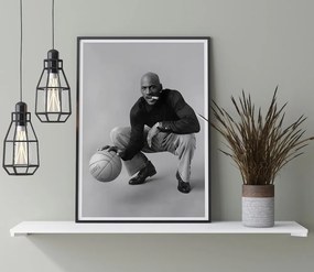 Ξύλινο Κάδρο Michael Jordan Pose 30X40cm SNK44