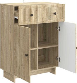 vidaXL Πλαϊνό γραφείο Sonoma Δρυς 66 x 34,5 x 90 εκ Επεξεργασμένο Ξύλο