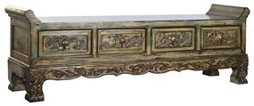 Σκαμπό DKD Home Decor Πολύχρωμο Ξύλο 179 x 43 x 58 cm
