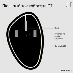 Άτυπος καθρέφτης με Φως LED G7