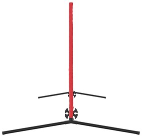 vidaXL Δίχτυ Τένις Μαύρο και κόκκινο 301 x 90.5 x 87 εκ. Πολυεστέρας