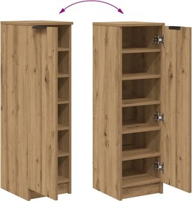 vidaXL Παπουτσοθήκη Χρώμα Αρτισιανή Δρυς 29,5x35x100,5 εκ. Επεξ. Ξύλο