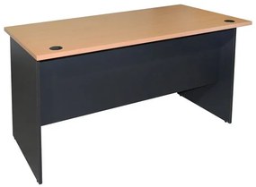 ΓΡΑΦΕΙΟ ΕΠΑΓΓΕΛΜΑΤΙΚΟ ABELINA 150x75x75 HM2016.01 ΓΚΡΙ-ΟΞΙΑ - 0520422 - HM2016.01