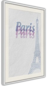 Αφίσα - Pastel Paris - 40x60 - Χρυσό - Χωρίς πασπαρτού