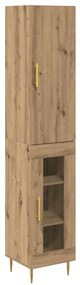 vidaXL Highboard 2 pcs Artisan Oak Επεξεργασμένο ξύλο