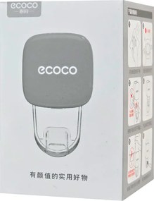 ECOCO διανεμητής οδοντόκρεμας E24024, 5.5x5.5x9.1cm, γκρι