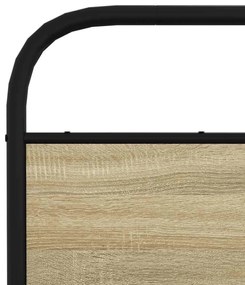 Πλαίσιο Κρεβατιού Χωρ. Στρώμα Sonoma Δρυς 120x190 εκ. Επ. Ξύλο - Καφέ