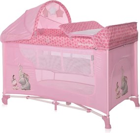 BABY COT MOONLIGHT 2 LAYERS PLUS MELLOW ROSE FELLO