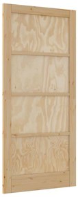 vidaXL Εσωτερική Πόρτα Καφέ 93 x 202 cm Κόντρα πλακέ