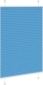 vidaXL Πλισέ περσίδα Μπλε 95x150 cm Πλάτος υφάσματος 94,4 cm