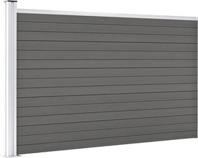 vidaXL Πάνελ Περίφραξης Γκρι 175 x 105 εκ. από WPC