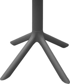 Τραπέζι Merkon pp σε ανθρακί απόχρωση Φ60x75εκ 60x60x75 εκ.