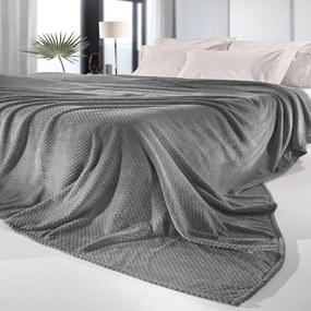 Κουβέρτα Rombus Με Μαξιλάρι Διακοσμητικό (Σετ 2τμχ) Carbon Guy Laroche Υπέρδιπλο 220x240cm Microfiber-Polyester