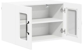 vidaXL Ντουλάπα Κουζίνας 2 pcs Λευκό 60 x 31 x 40 εκ