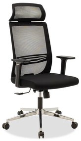 Manager Laken mesh office chair black 60x61x117 εκ.