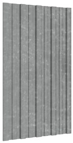 vidaXL Πάνελ Οροφής 36 τεμ. Ασημί 80 x 45 εκ. από Γαλβανιζέ Ατσάλι