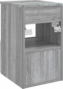 vidaXL Ντουλάπι Μπάνιου Γκρι Sonoma 30 x 44,5 x 50 εκ.