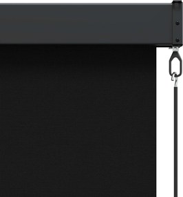 vidaXL Ρόλερ Μαύρο 180 x 250 cm Ύφασμα και Αλουμίνιο