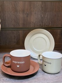 Stewehome Σετ πορσελάνιων φλιτζανιών καφέ για 2 άτομα
