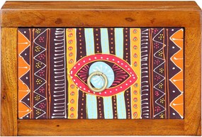 vidaXL Κομοδίνο Καφέ 35 x 30 x 22 εκ.
