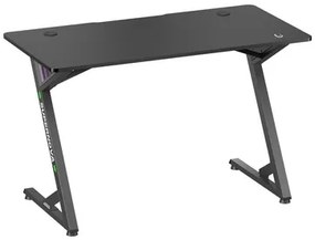 BRATECK gaming γραφείο GMD14-1 με RGB φωτισμό, 120x60x75cm, μαύρο