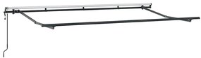 vidaXL Κατενάντα με Ρολό Κρεμ 350 x 200 x 120 εκ Ύφασμα και Μέταλλο