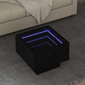 Τραπεζάκι σαλονιού Μαύρη δρυς 40 x 40 x 30 cm