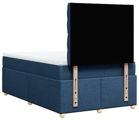 ΚΡΕΒΑΤΙ BOXSPRING ΜΕ ΣΤΡΩΜΑ ΜΠΛΕ 120X200 ΕΚ. ΥΦΑΣΜΑΤΙΝΟ 3291260