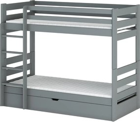 AYA 80x180 grey bunk bed Lano Furniture