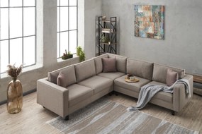 Corner Sofa Kale Linen - Cream Cream