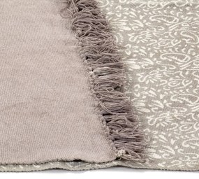 vidaXL Κιλίμι με Σχέδια Taupe 160 x 230 εκ. Βαμβακερό