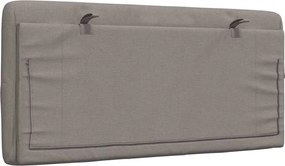 vidaXL Μαξιλάρι για Κεφαλάρι Taupe 100 εκ. Υφασμάτινο