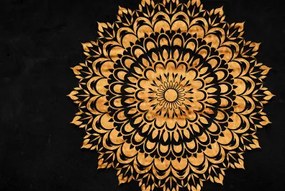 Intra απο ξύλο plywood 3mm-4mm πάχος – Διακόσμηση τοίχου Mandala Cut Laser Δίασταση 40x30 cm INTRAFABR-101971467