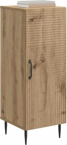 vidaXL Πλαϊνό γραφείο Artisan Δρυς 33 x 34,5 x 89,5 εκ